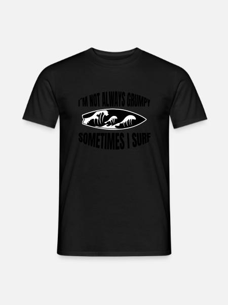 Surfer Surfboard Surfing Surfer Surfer - Men's T-Shirt - black