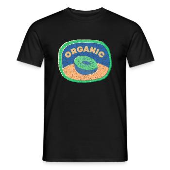 Organic Fresh - Männer T-Shirt - Schwarz - Vorne - AI Model Male 178 light (178cm)