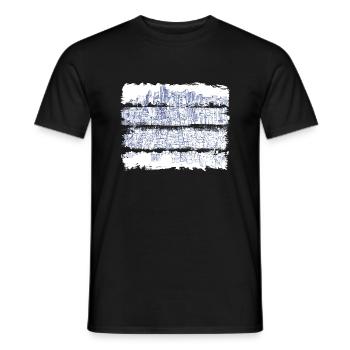 Ville usa illinois america travel états-unis - T-shirt homme - noir - Devant - AI Model Male 178 light (178cm)