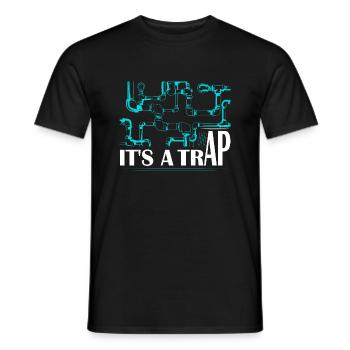 It's A Pipefitter Wrench Plumber - Men's T-Shirt - black - Front - AI Model Male 178 light (178cm)