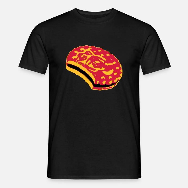 Keks - Männer T-Shirt - Schwarz