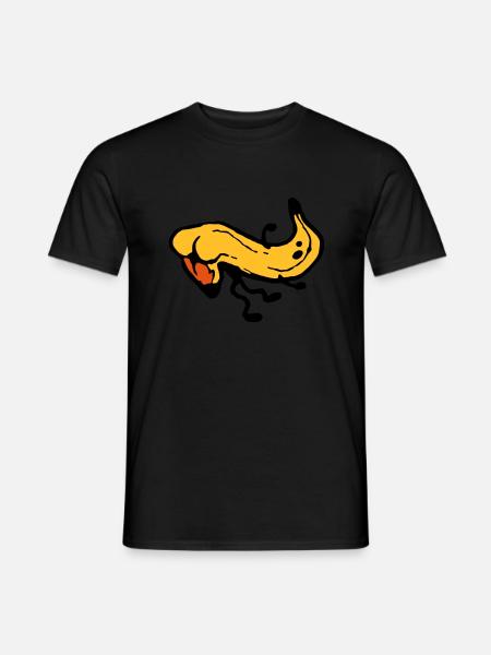 Banana Butt - Men's T-Shirt - black