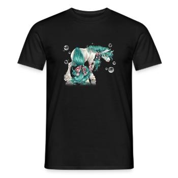 Opalina - T-shirt homme - noir - Devant - AI Model Male 178 light (178cm)