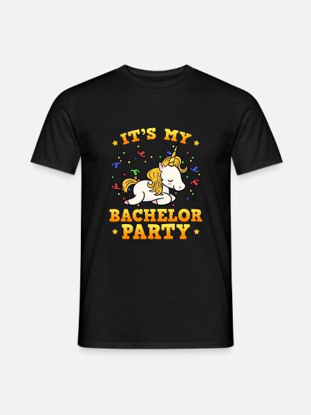 It's My Bachelor Party - Männer T-Shirt - Schwarz