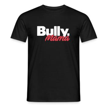 Bully Mama - Bulldogge - Hundeliebhaber - Männer T-Shirt - Schwarz - Vorne - AI Model Male 178 light (178cm)
