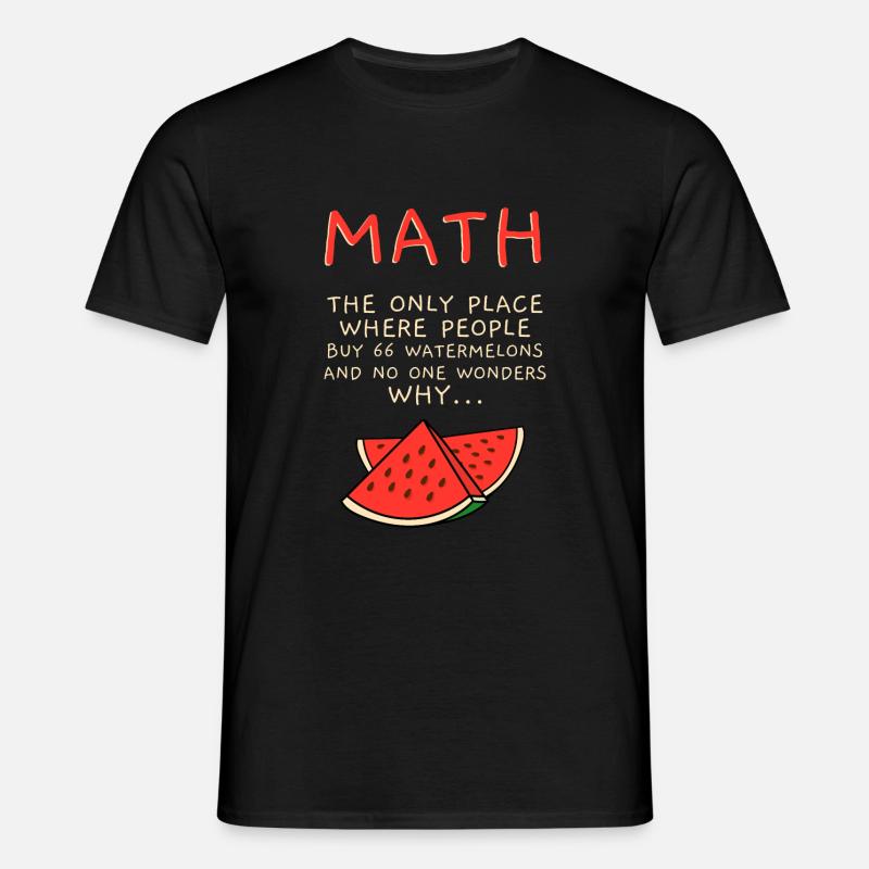 Math - Männer T-Shirt - Schwarz