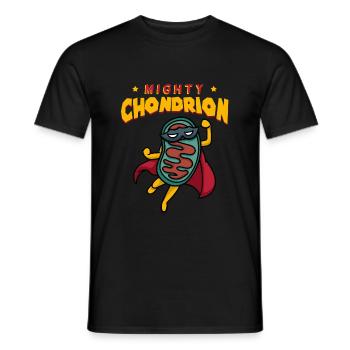 Mighty Chondrion - Männer T-Shirt - Schwarz - Vorne - AI Model Male 178 light (178cm)