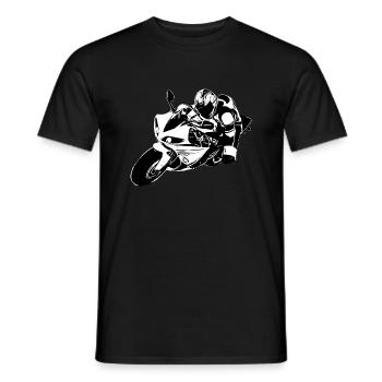 Motorcycle Lifestyle / Motorbike / Motorcycles biker - Men's T-Shirt - black - Front - AI Model Male 178 light (178cm)