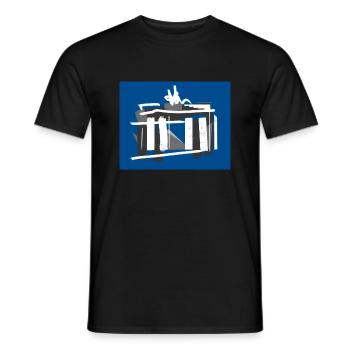 Brandenburger Tor - Männer T-Shirt - Schwarz - Vorne - AI Model Male 178 light (178cm)