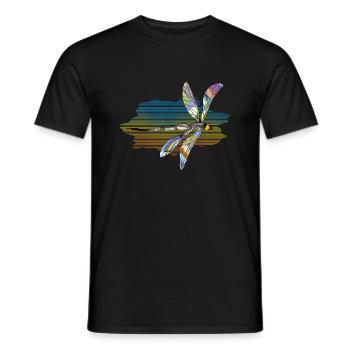 Libellule - T-shirt homme - noir - Devant - AI Model Male 178 light (178cm)