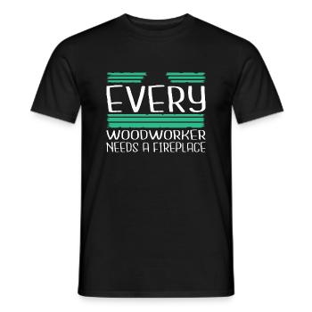 funshirt génial sabrina charpentier tshirts - T-shirt homme - noir - Devant - AI Model Male 178 light (178cm)