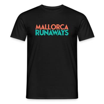 mallorca runaways - Männer T-Shirt - Schwarz - Vorne - AI Model Male 178 light (178cm)