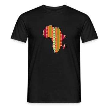 Africa - T-shirt homme - noir - Devant - AI Model Male 178 light (178cm)