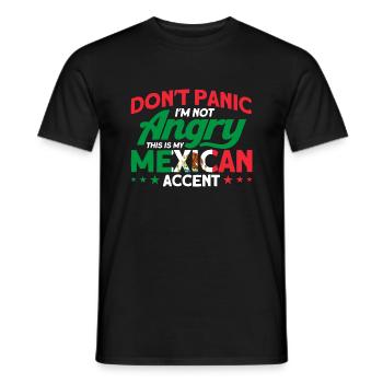 Mexiko Mexikanische Wurzeln Geschenk - Männer T-Shirt - Schwarz - Vorne - AI Model Male 178 light (178cm)