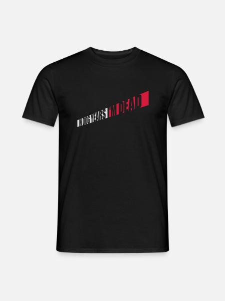 in dog years Dead - Men's T-Shirt - black
