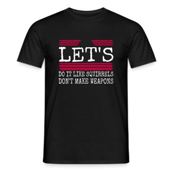 present idea hippie festival funny quote 1960s - Men's T-Shirt - black - Front - AI Model Male 178 light (178cm)