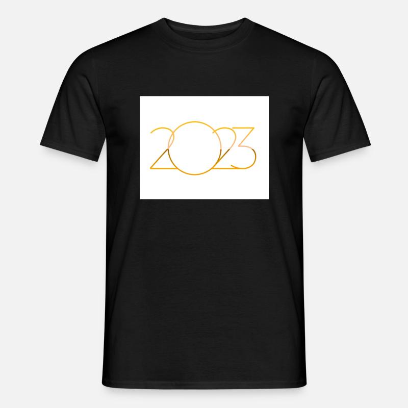 Neujahr - Männer T-Shirt - Schwarz
