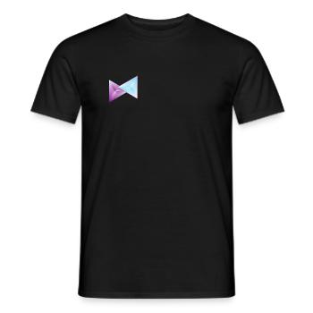 neon geo - Männer T-Shirt - Schwarz - Vorne - AI Model Male 178 light (178cm)