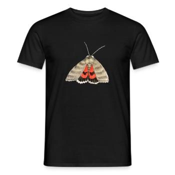 Dessous des ailes rouge - T-shirt homme - noir - Devant - AI Model Male 178 light (178cm)