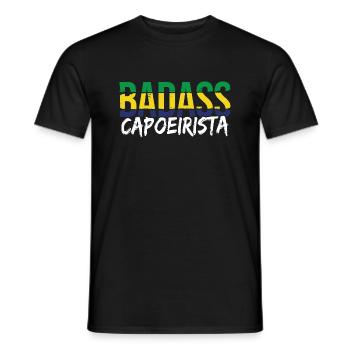 Capoeira - Männer T-Shirt - Schwarz - Vorne - AI Model Male 178 light (178cm)