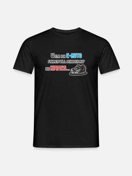 E-Auto, Autoscooter, Kirmes - Männer T-Shirt - Schwarz