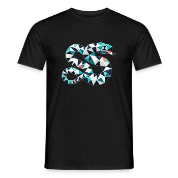 serpent // serpent - T-shirt homme - noir - Devant - AI Model Male 178 light (178cm)