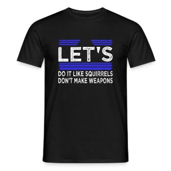 Désarmement Contre-culture Présent Symbole de la Paix - T-shirt homme - noir - Devant - AI Model Male 178 light (178cm)