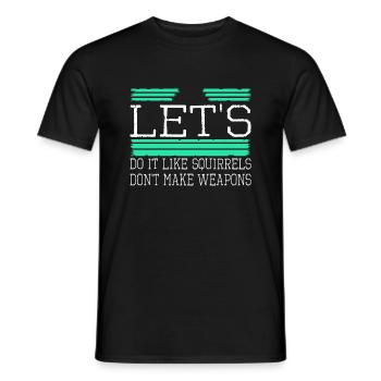 idée de cadeau d’anniversaire vert d’amour d’enfant - T-shirt homme - noir - Devant - AI Model Male 178 light (178cm)