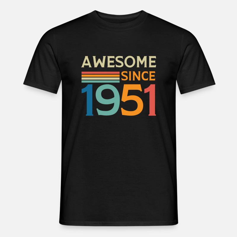 Awesome since 1951 - Men’s T-shirt - black