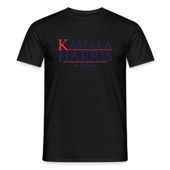 Kamala 2024 - Kamala Harris 2024 For President - Men's T-Shirt - black - Front - AI Model Male 178 light (178cm)