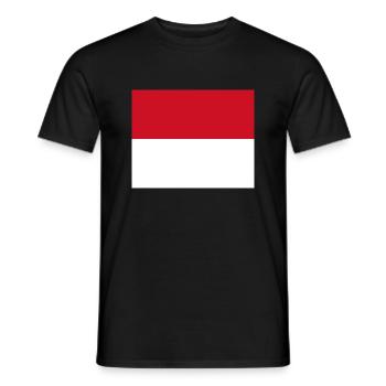 Monaco - T-shirt homme - noir - Devant - AI Model Male 178 light (178cm)