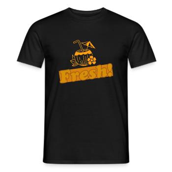 Fresh! 5.0 - Men's T-Shirt - black - Front - AI Model Male 178 light (178cm)