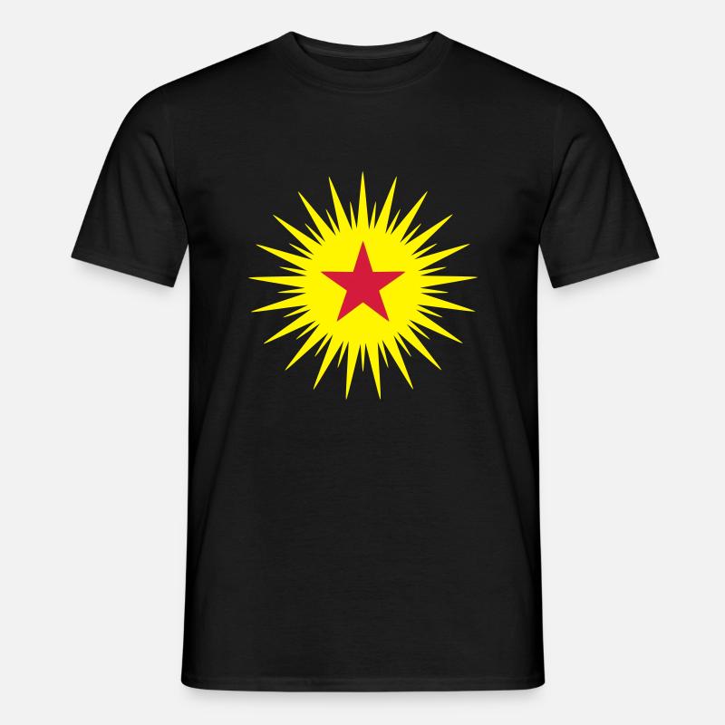 Kurdistar - Männer T-Shirt - Schwarz