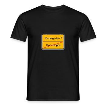 Kindergarten Kinderkrippe - Männer T-Shirt - Schwarz - Vorne - AI Model Male 178 light (178cm)