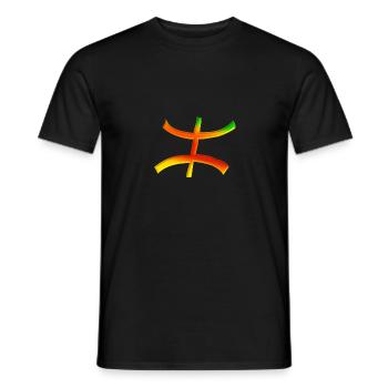 Z TIFINAGH - T-shirt homme - noir - Devant - AI Model Male 178 light (178cm)