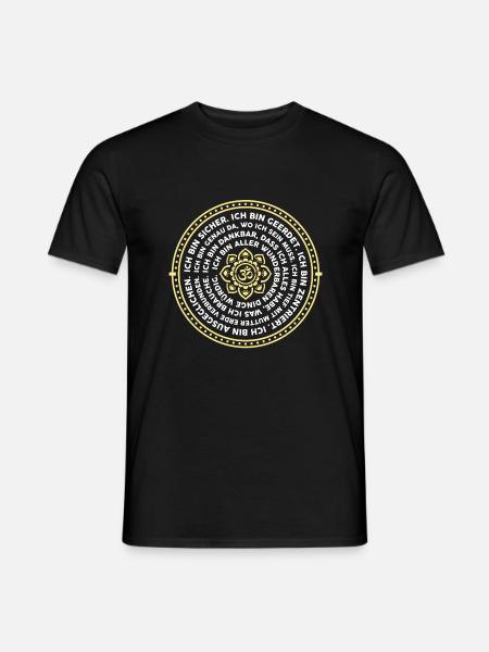 Yoga - Ich bin - Männer T-Shirt - Schwarz