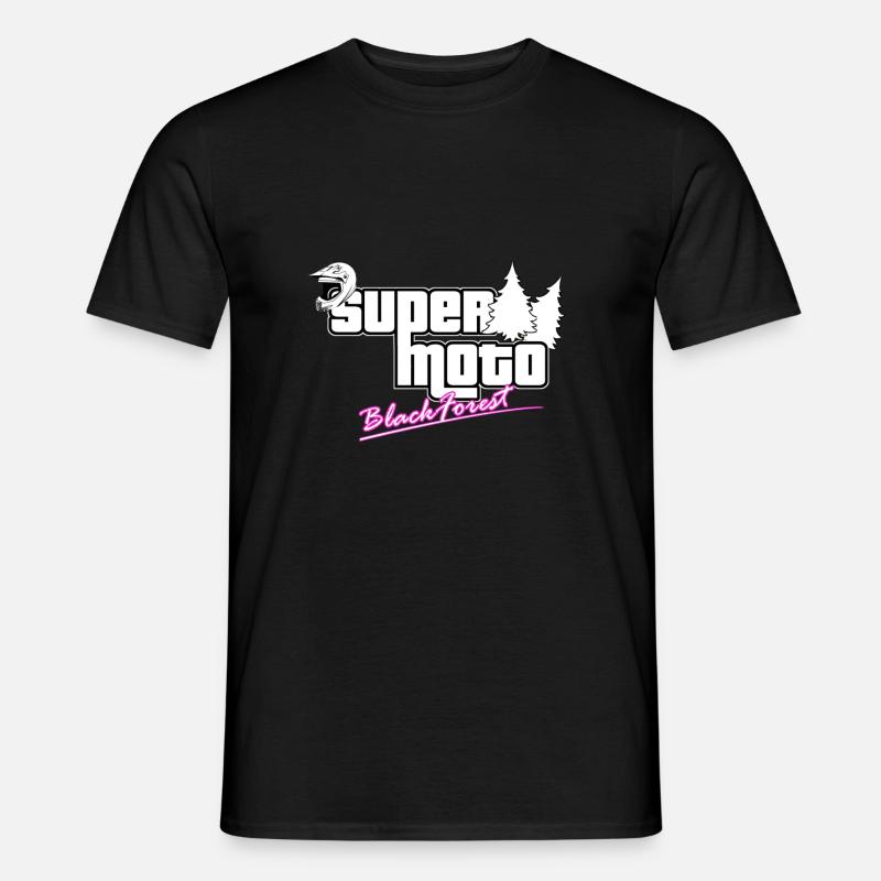 SuperMoto BlackForest - Männer T-Shirt - Schwarz