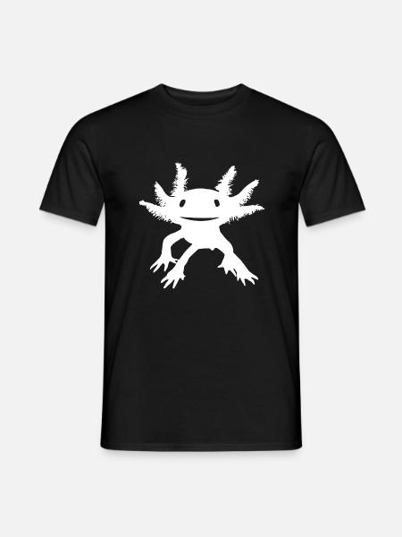 AXOLOTL - Männer T-Shirt - Schwarz
