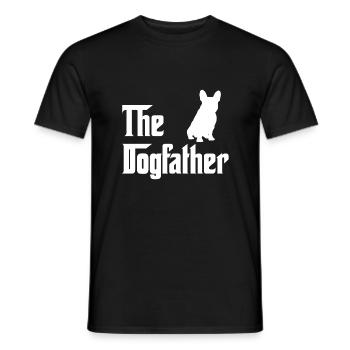 The Dogfather - Männer T-Shirt - Schwarz - Vorne - AI Model Male 178 light (178cm)