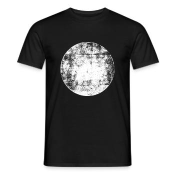 Symbols · Signs · Shapes - Grunge · Vintage - Men's T-Shirt - black - Front - AI Model Male 178 light (178cm)