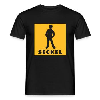 Pforzemer Seckel - Männer T-Shirt - Schwarz - Vorne - AI Model Male 178 light (178cm)