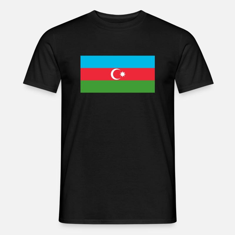 Azerbaycan - Männer T-Shirt - Schwarz