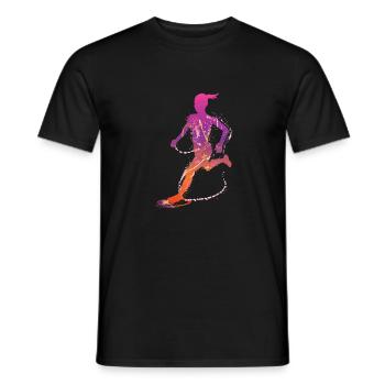 cross-country féminin de - T-shirt homme - noir - Devant - AI Model Male 178 light (178cm)