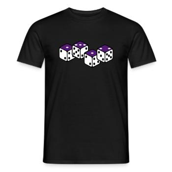 ACAB cube - T-shirt homme - noir - Devant - AI Model Male 178 light (178cm)