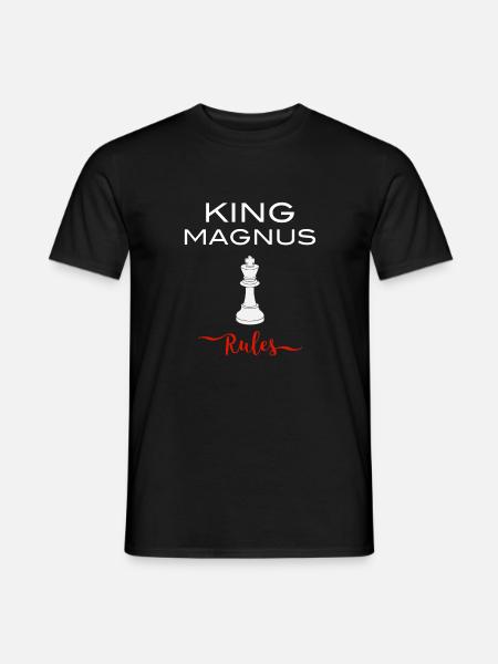 King Magnus Chess London World Champion Gift - Heren T-shirt - zwart