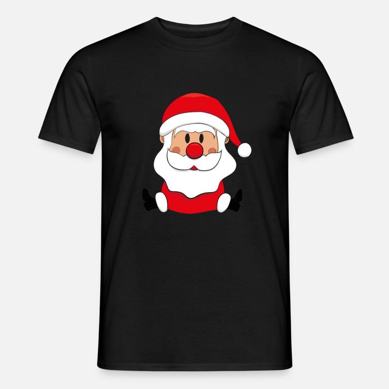 WEihnachtsmann - Männer T-Shirt - Schwarz