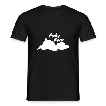 Family Baby Bear - Gift idea - Men's T-Shirt - black - Front - AI Model Male 178 light (178cm)