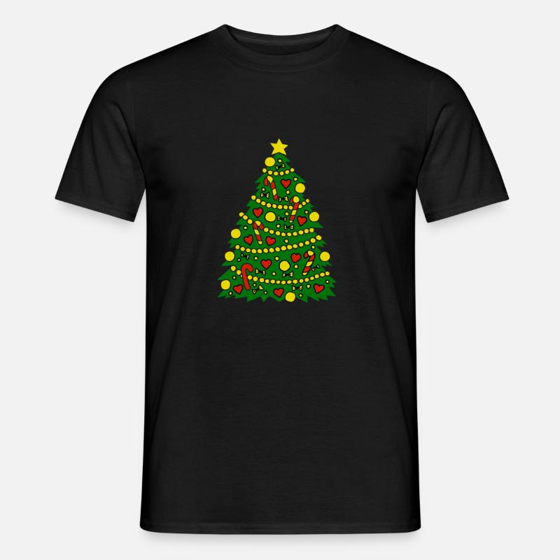 christmas_tree - Männer T-Shirt - Schwarz