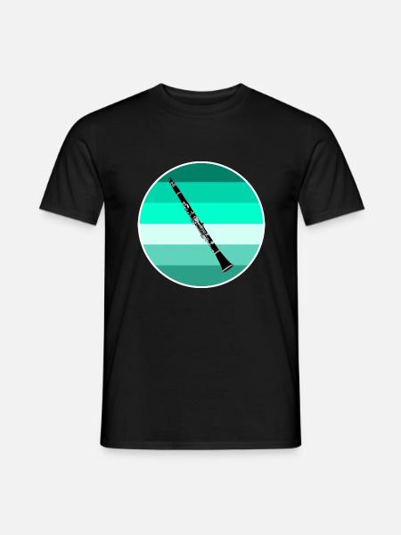 clarinette - T-shirt homme - noir