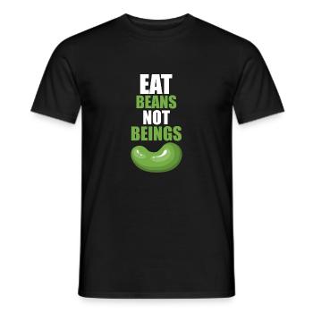 Vegan - Männer T-Shirt - Schwarz - Vorne - AI Model Male 178 light (178cm)
